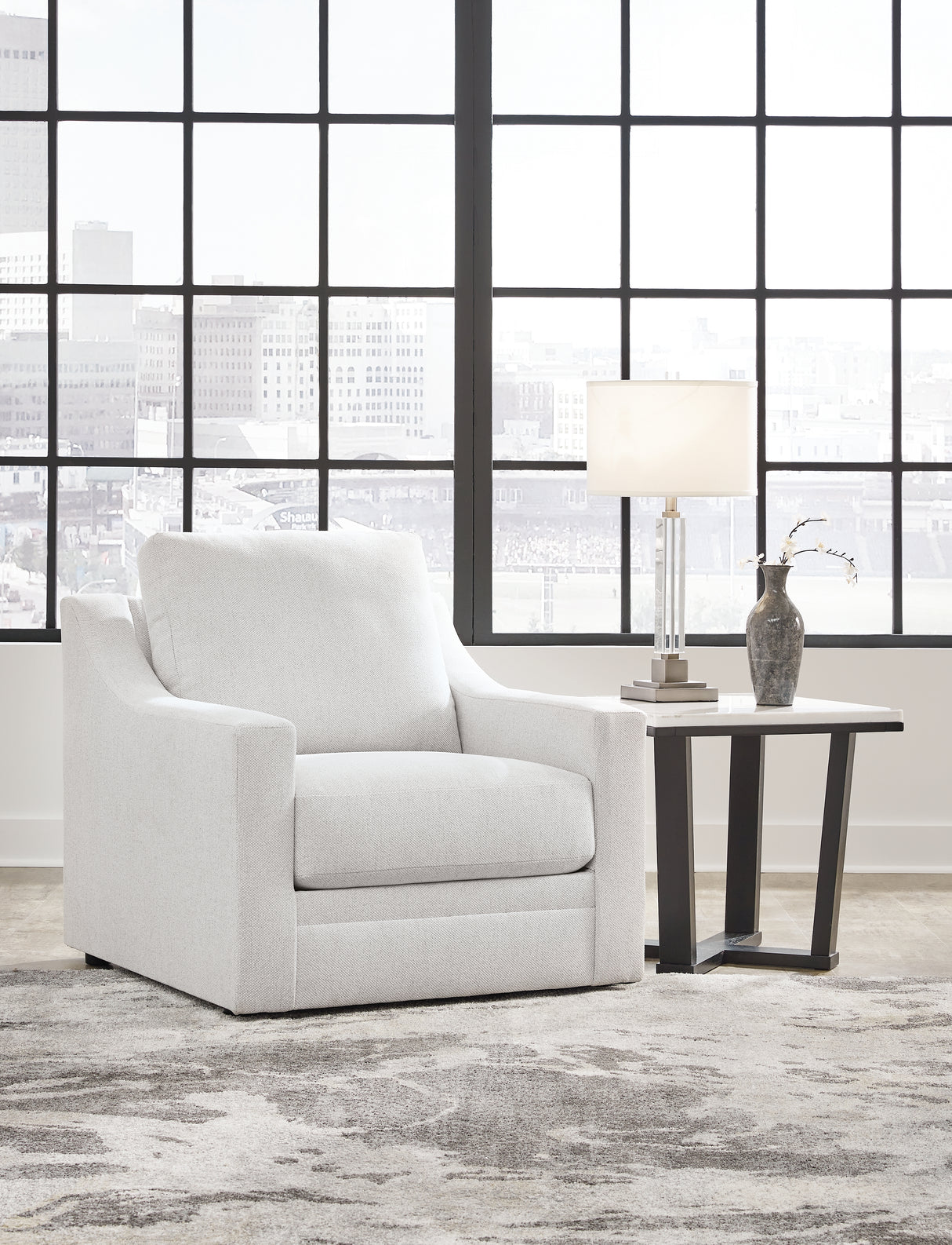 Nashville Furniture Outlets - Ashley Furniture - Maitelynn Living Room - Chair / Chalk - 4820220