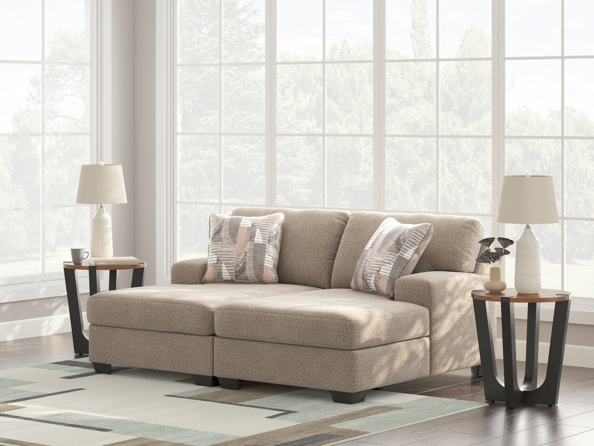 Nashville Furniture Outlets - Ashley Furniture - Newellen Sectional - RAF 2-Piece Super Chaise / Hemp - 48404S4