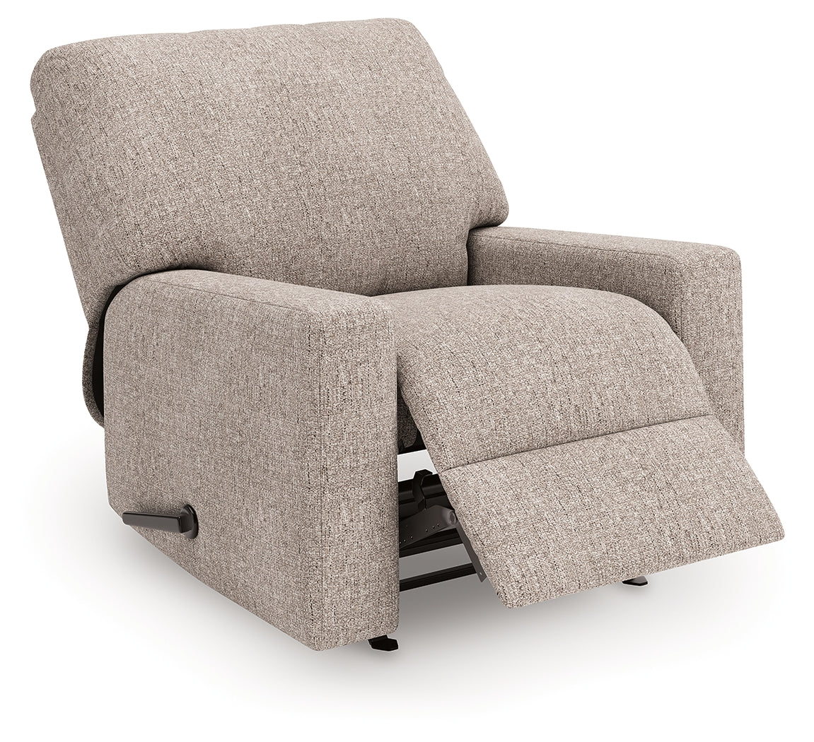 Nashville Furniture Outlets - Ashley Furniture - Newellen Living Room - Rocker Recliner / Hemp - 4840425