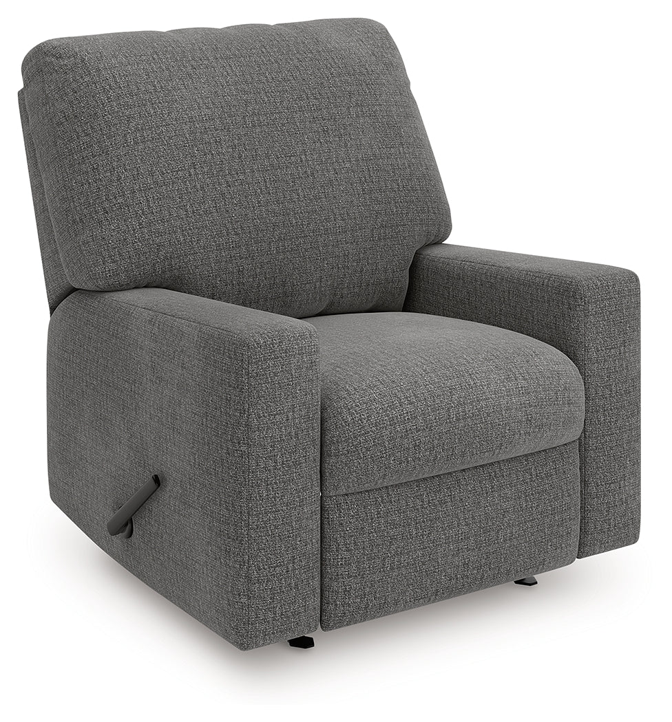 Nashville Furniture Outlets - Ashley Furniture - Newellen Living Room - Rocker Recliner / Greystone - 4840525