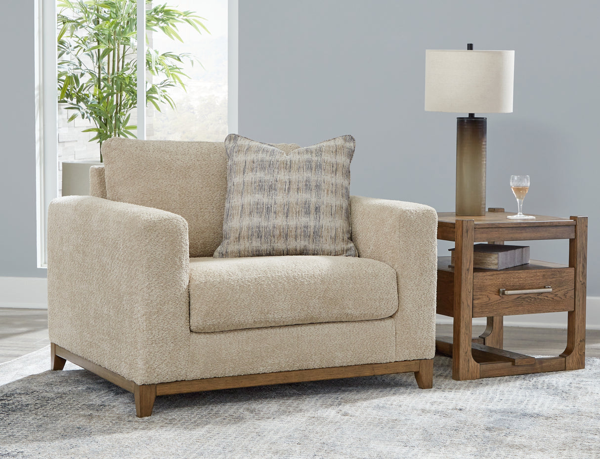 Nashville Furniture Outlets - Ashley Furniture - Parklynn Living Room - Chair and a Half / Desert - 4890223