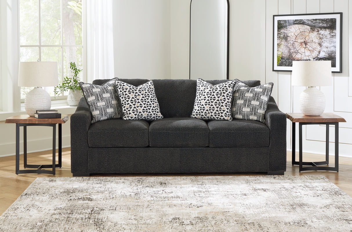 Nashville Furniture Outlets - Ashley Furniture - Wryenlynn Living Room - Sofa / Onyx - 4940538
