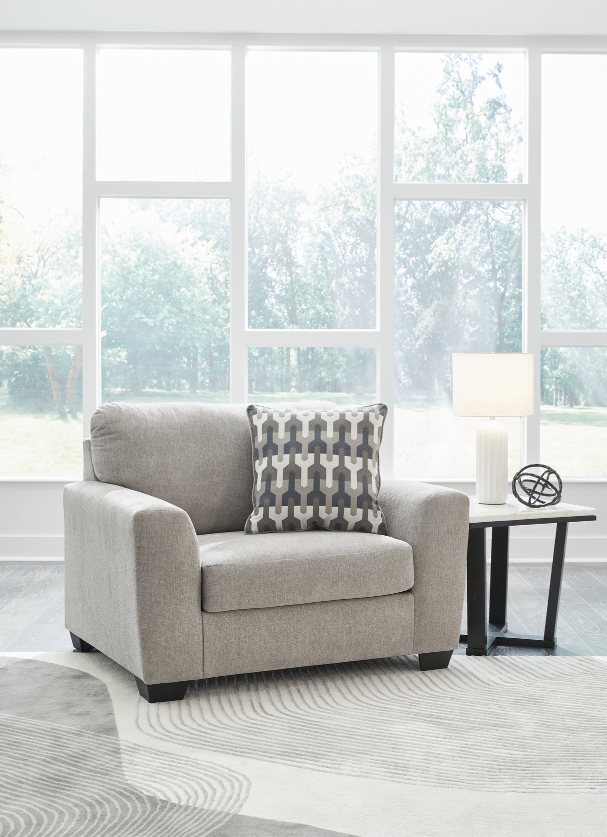Nashville Furniture Outlets - Ashley Furniture - Avenal Park Living Room - Chair and a Half / Flannel - 5080523