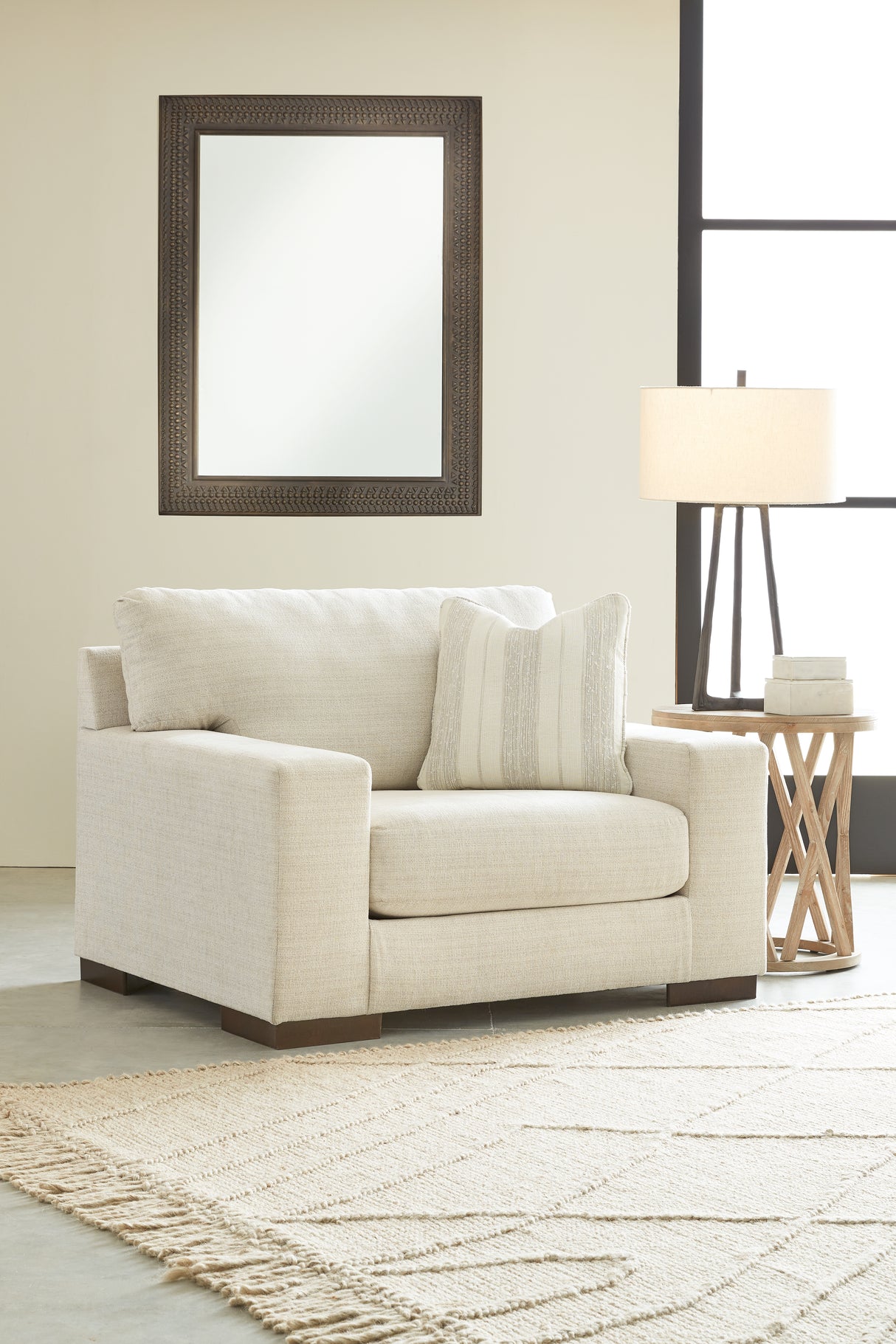 Nashville Furniture Outlets - Ashley Furniture - Maggie Living Room - Chair and a Half / Birch - 5200323