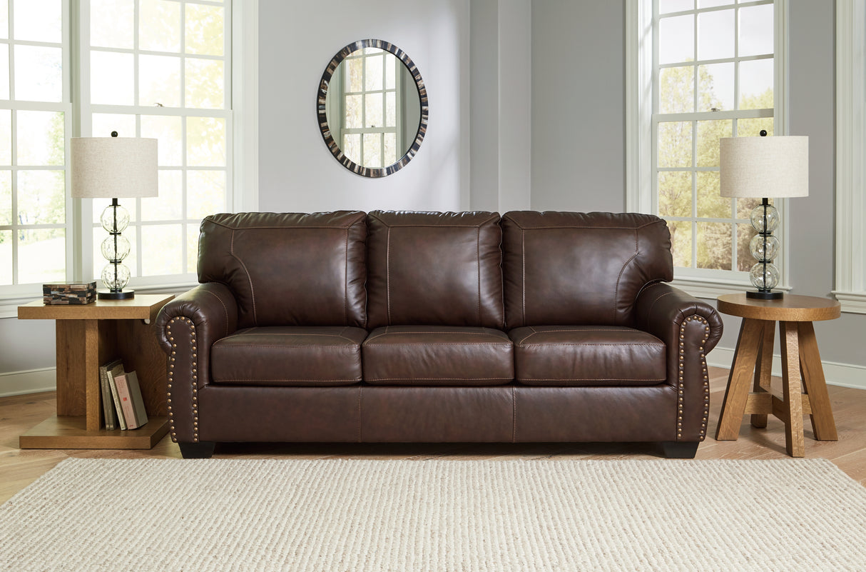 Nashville Furniture Outlets - Ashley Furniture - Colleton Living Room - Sofa / Dark Brown - 5210738