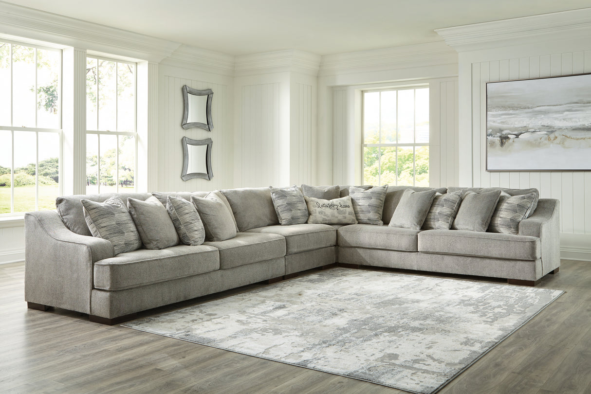 Nashville Furniture Outlets - Ashley Furniture - Bayless Sectional - LAF 4-Piece Sectional / Smoke - 52304S2