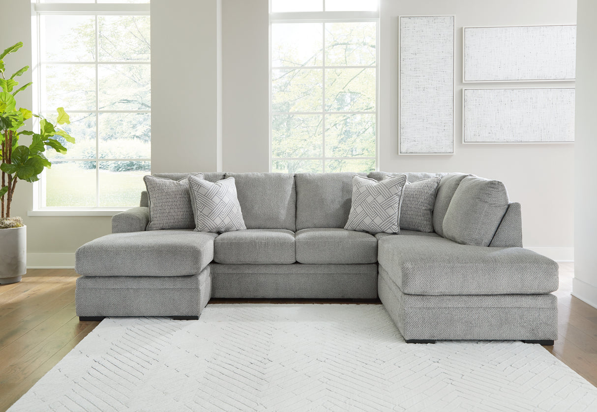 Nashville Furniture Outlets - Ashley Furniture - Casselbury Sectional - LAF 2-Piece Sectional with Chaise / Cement - 52906S1