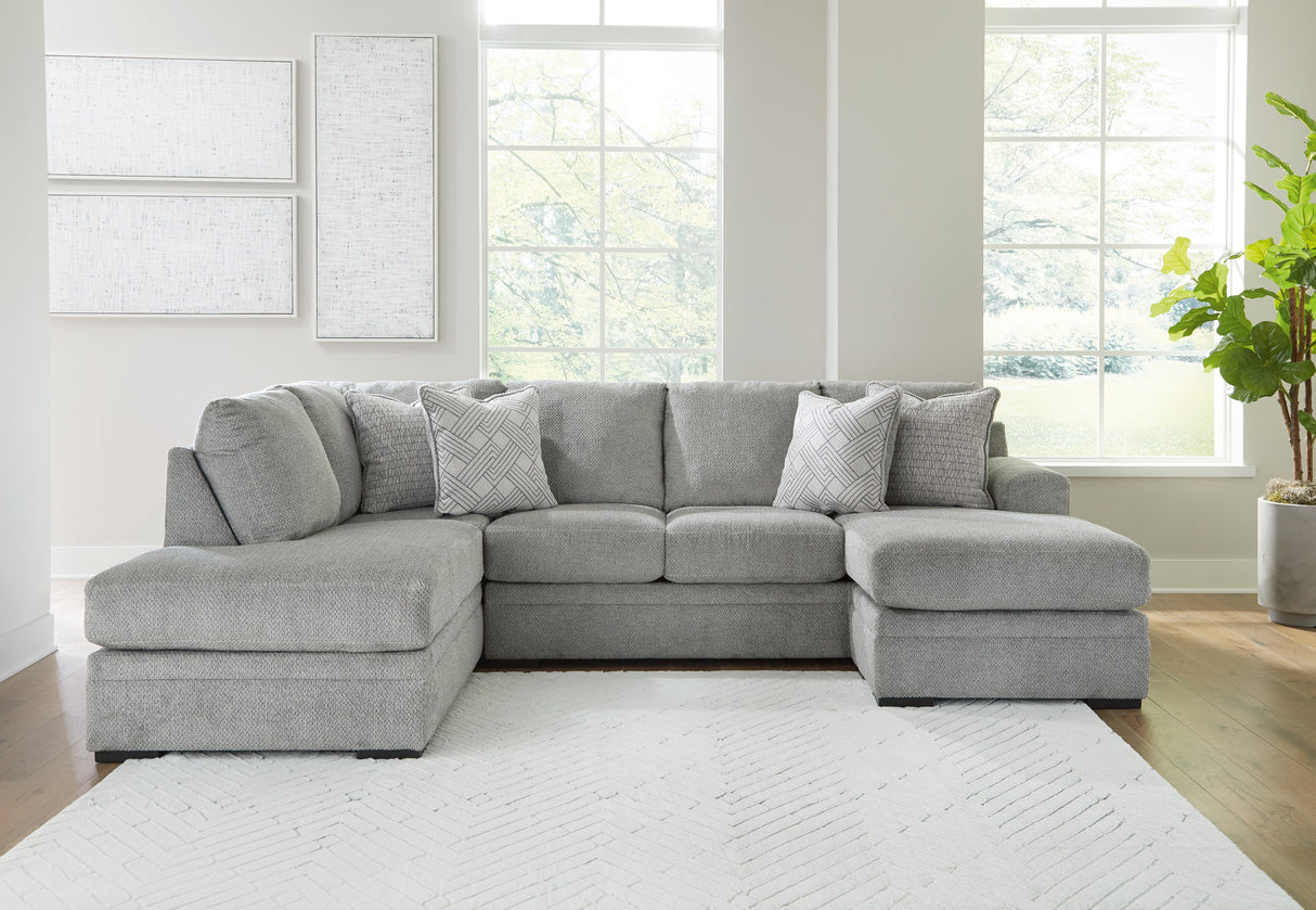 Nashville Furniture Outlets - Ashley Furniture - Casselbury Sectional - LAF 2-Piece Sectional with Chaise / Cement - 52906S1