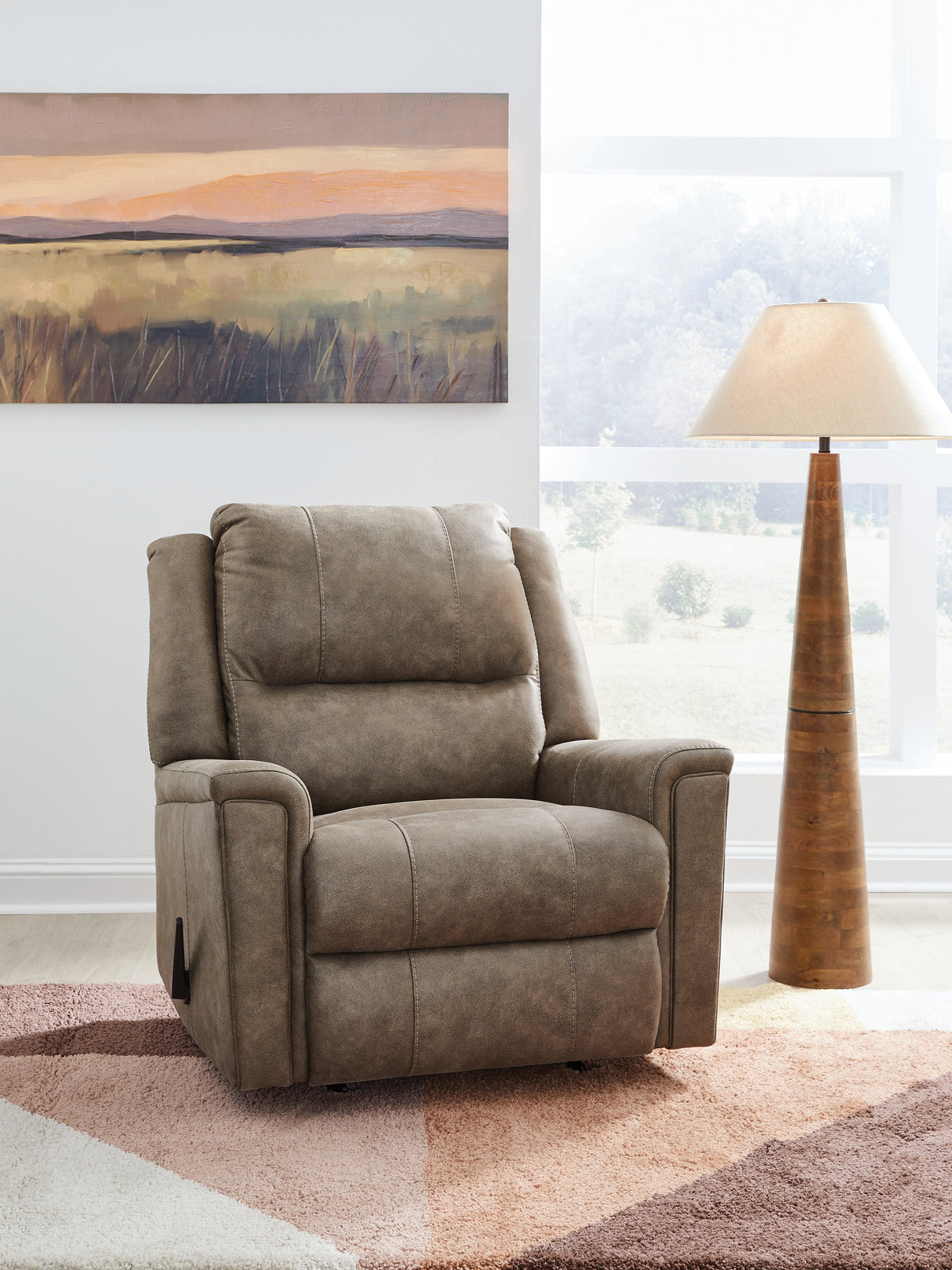 Nashville Furniture Outlets - Ashley Furniture - Lixtowel Living Room - Rocker Recliner / Fog - PC5300525