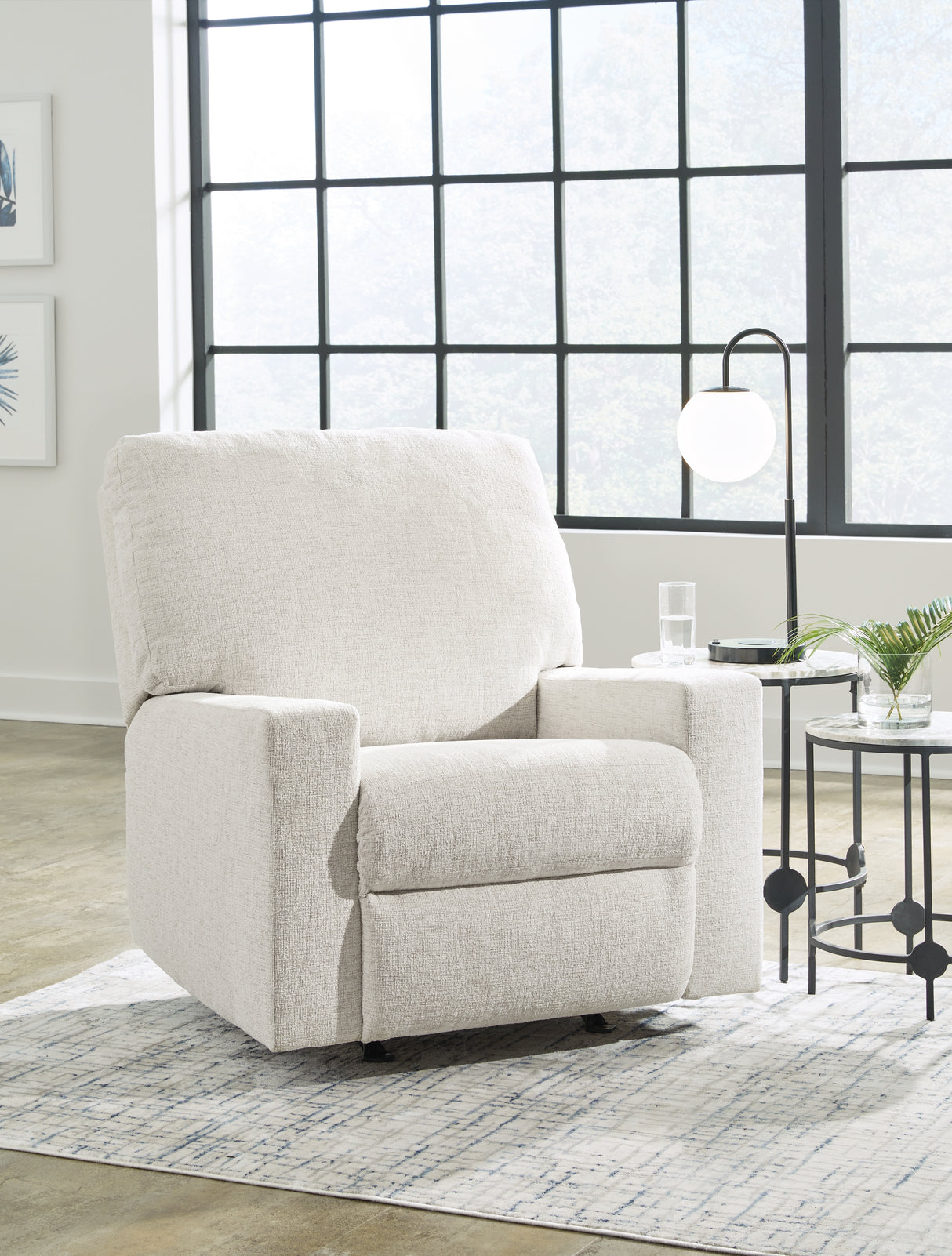 Nashville Furniture Outlets - Ashley Furniture - Rannis Living Room - Rocker Recliner / Snow - 5360325