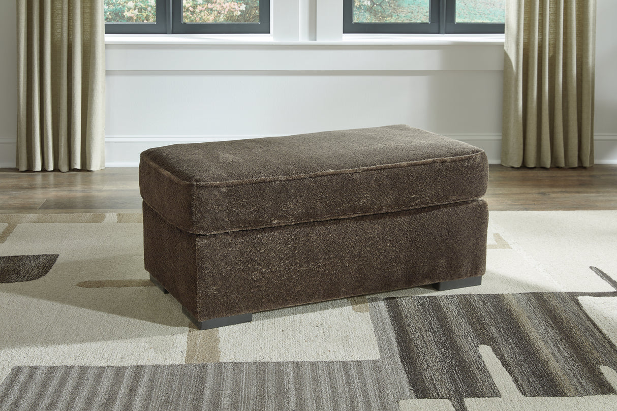 Nashville Furniture Outlets - Ashley Furniture - Aylesworth Living Room - Ottoman / Chocolate - 5370214