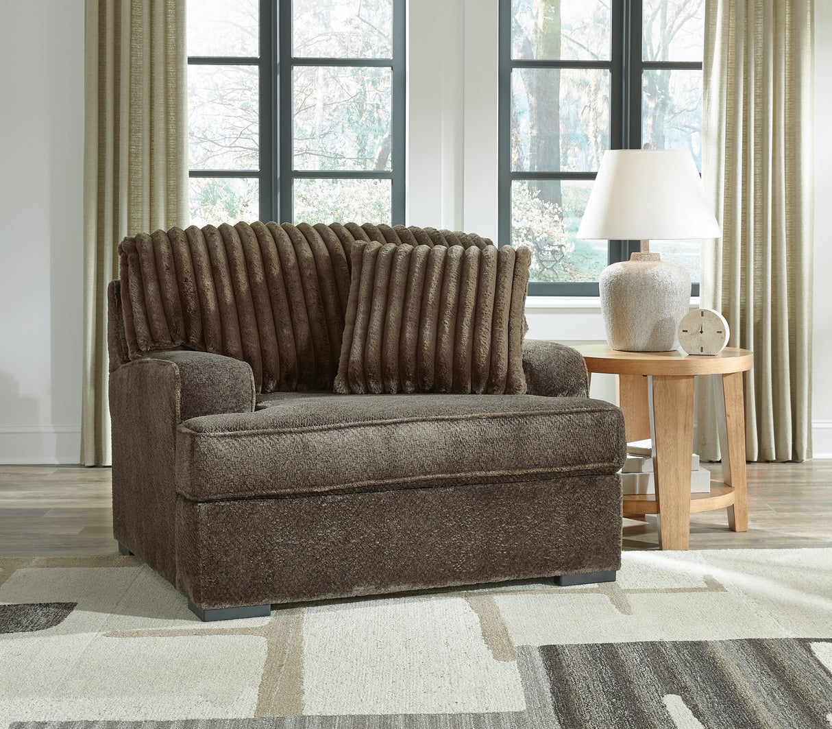 Nashville Furniture Outlets - Ashley Furniture - Aylesworth Living Room - Sofa / Chocolate - 5370238