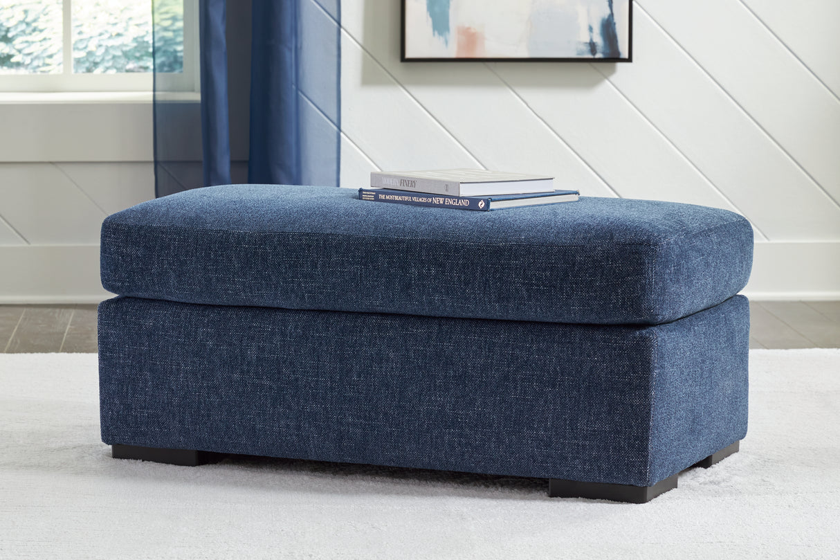 Nashville Furniture Outlets - Ashley Furniture - Evansley Living Room - Ottoman / Navy - 5450214