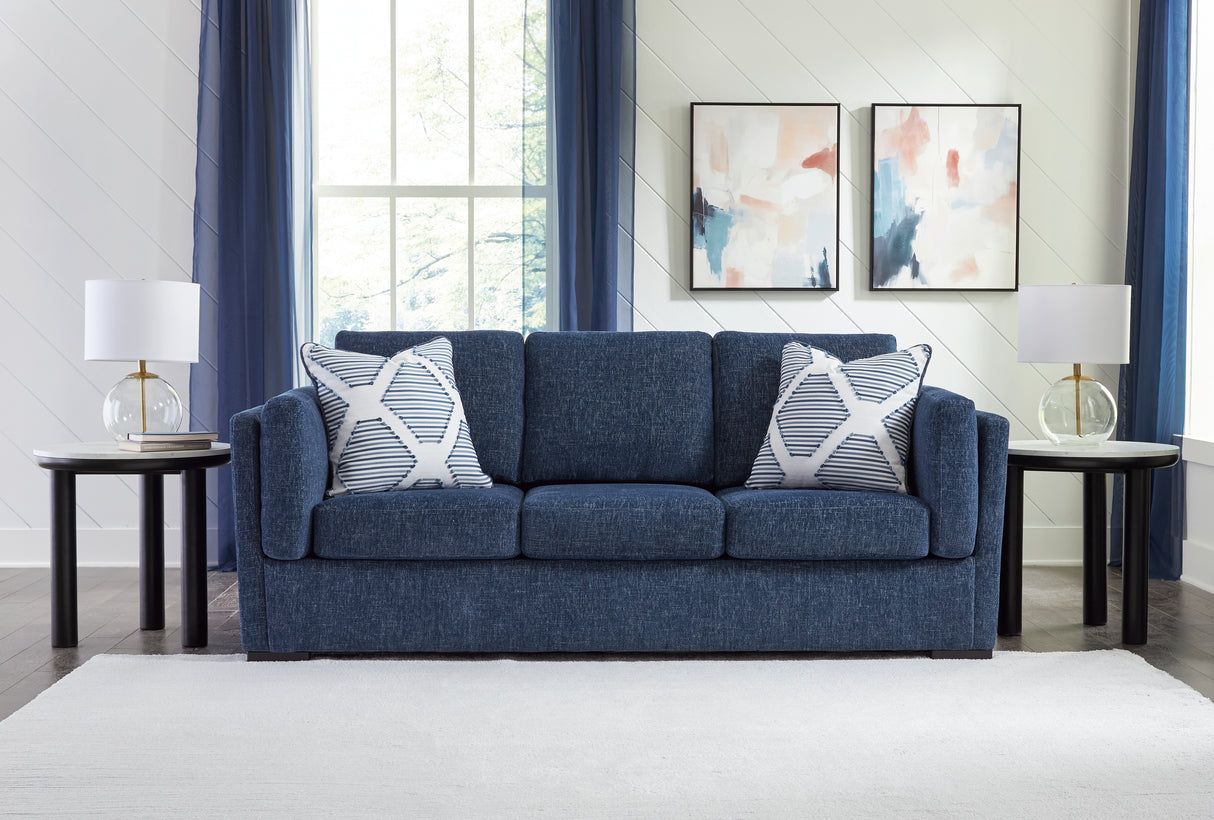 Nashville Furniture Outlets - Ashley Furniture - Evansley Living Room - Sofa / Navy - 5450238