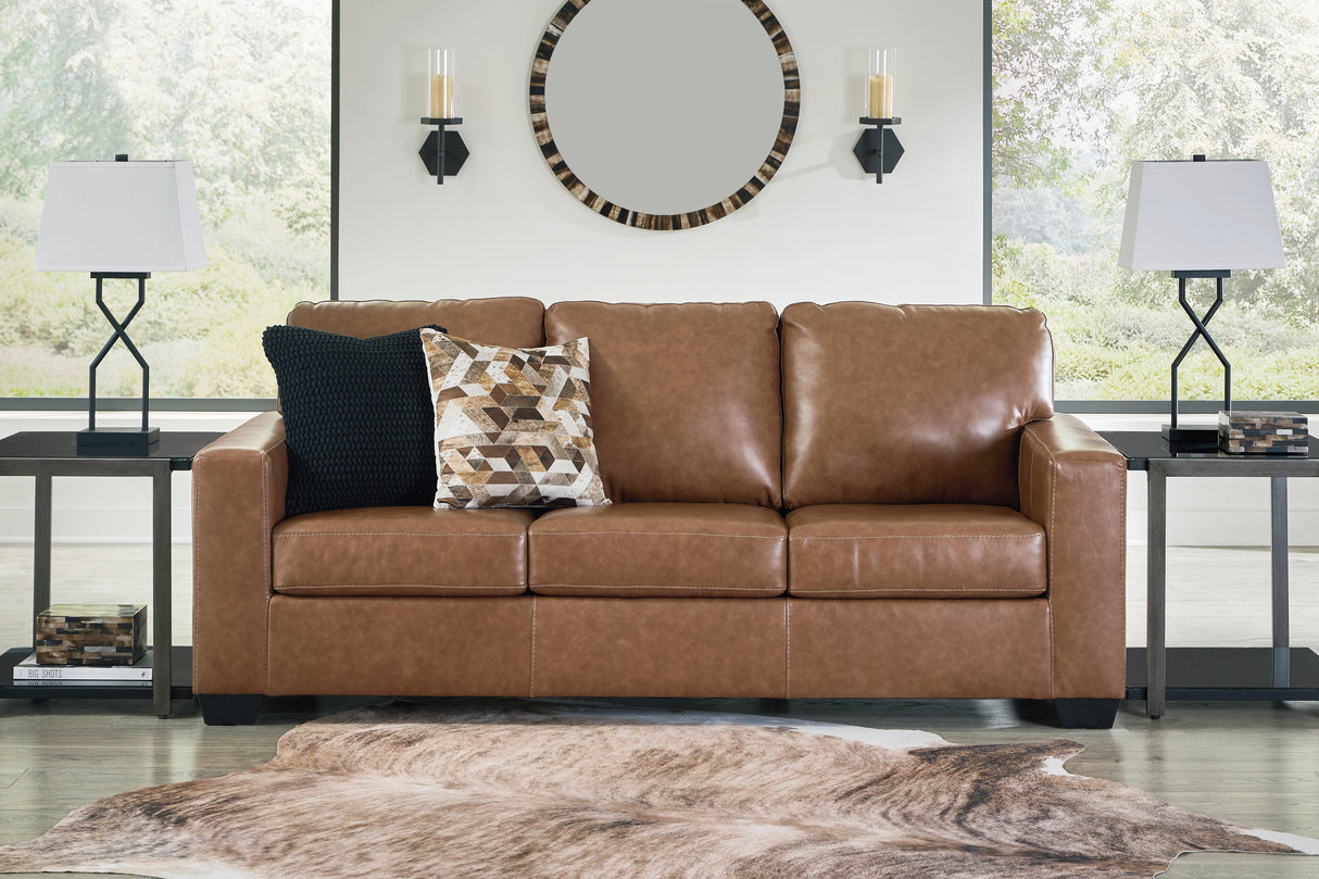 Nashville Furniture Outlets - Ashley Furniture - Bolsena Living Room - Sofa / Caramel - 5560338