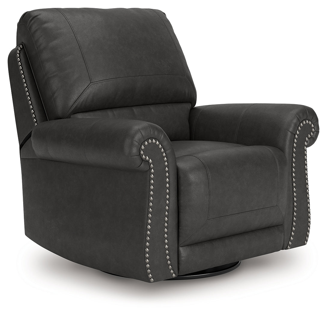 Nashville Furniture Outlets - Ashley Furniture - Chasemore Living Room - Swivel Glider Recliner / Granite - PC5590361