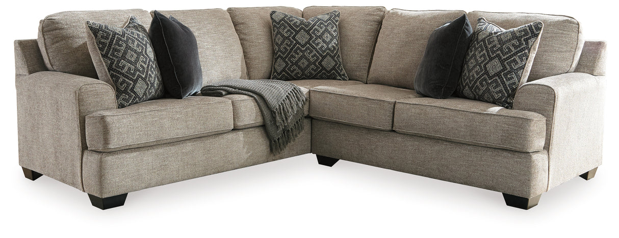 Nashville Furniture Outlets - Ashley Furniture - Bovarian Sectional - LAF 4-Piece Sectional / Stone - 56103S6