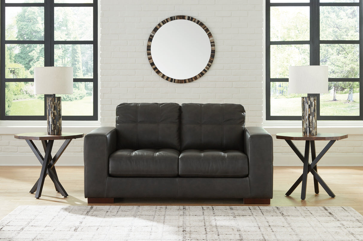 Nashville Furniture Outlets - Ashley Furniture - Luigi Living Room - Loveseat / Thunder - 5650635