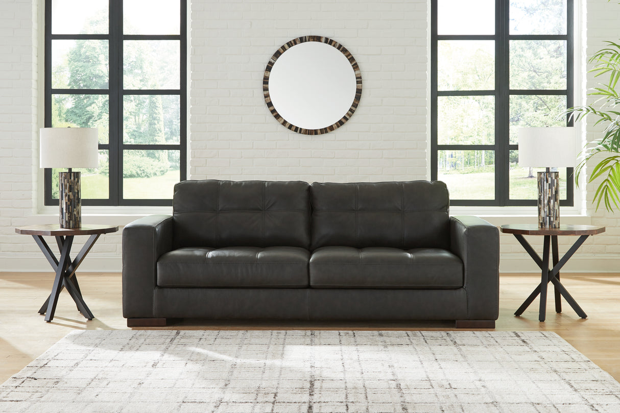 Nashville Furniture Outlets - Ashley Furniture - Luigi Living Room - Sofa / Thunder - 5650638