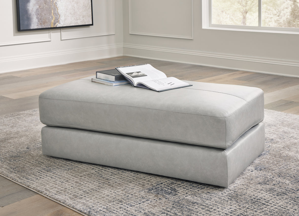 Nashville Furniture Outlets - Ashley Furniture - Amiata Living Room - Oversized Accent Ottoman / Glacier - 5740408