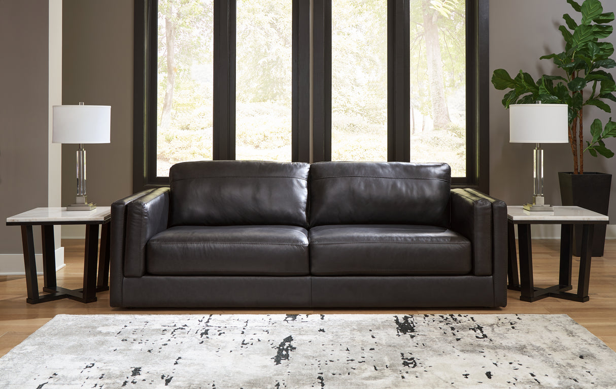 Nashville Furniture Outlets - Ashley Furniture - Amiata Living Room - Sofa / Onyx - 5740538
