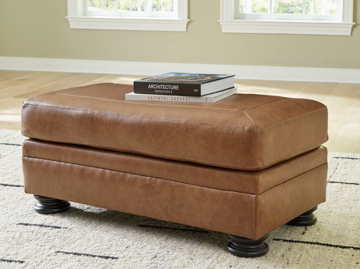 Nashville Furniture Outlets - Ashley Furniture - Carianna Living Room - Ottoman / Caramel - 5760414