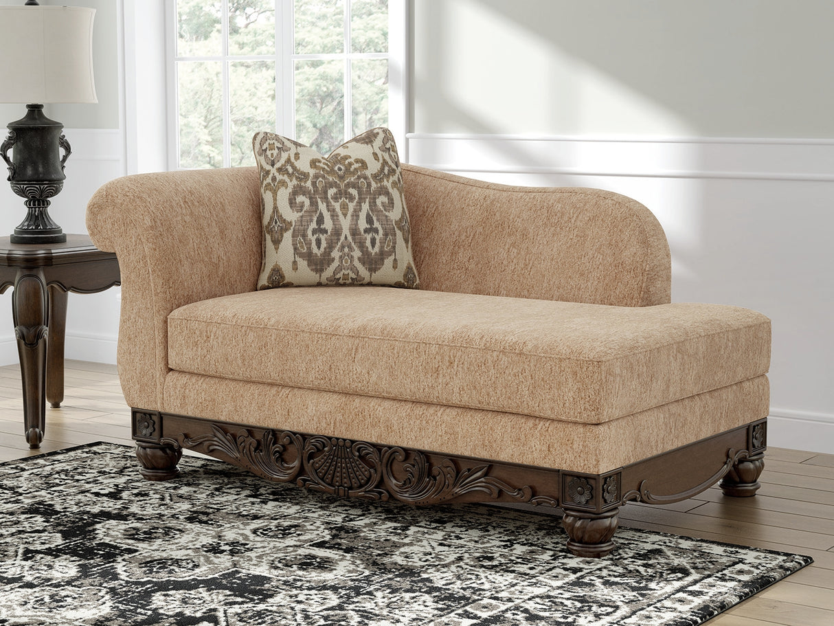 Nashville Furniture Outlets - Ashley Furniture - Chelsworth Living Room - RAF Corner Chaise / Golden - PC5790516