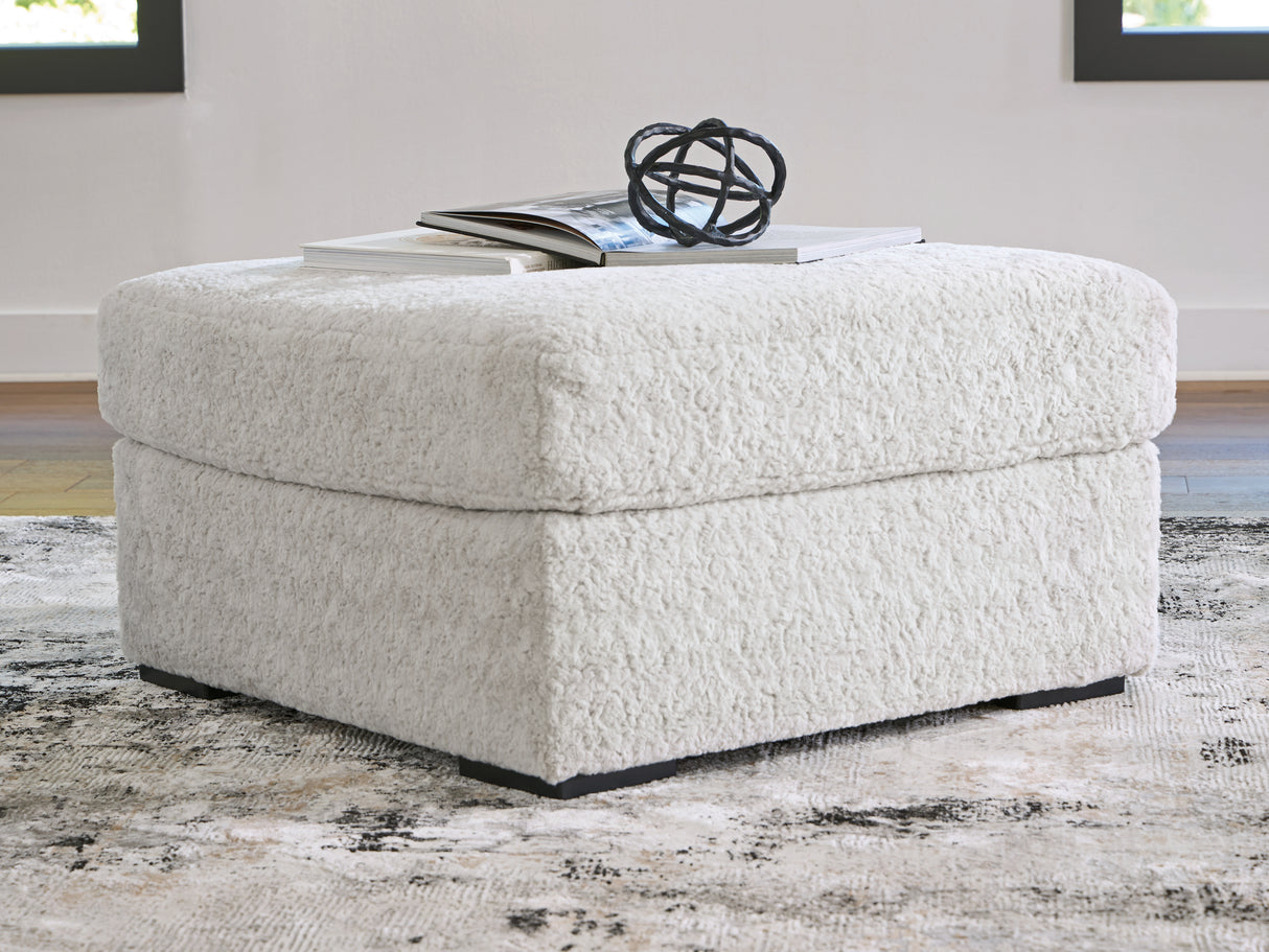 Nashville Furniture Outlets - Ashley Furniture - Cuddle Plush Living Room - Oversized Accent Ottoman / Arctic - PC5910608