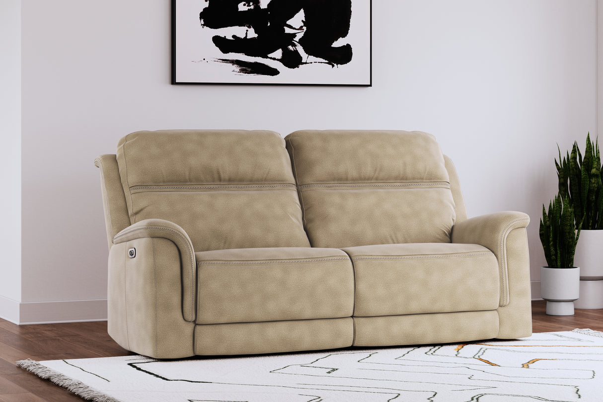 Nashville Furniture Outlets - Ashley Furniture - Next-Gen DuraPella Living Room - 2 Seat PWR REC Sofa ADJ HDREST / Sand - 5930247