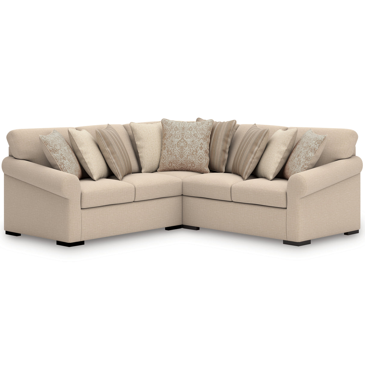 Nashville Furniture Outlets - Ashley Furniture - LadyMae Sectional - 3-Piece Sectional / Twill - 59404S1