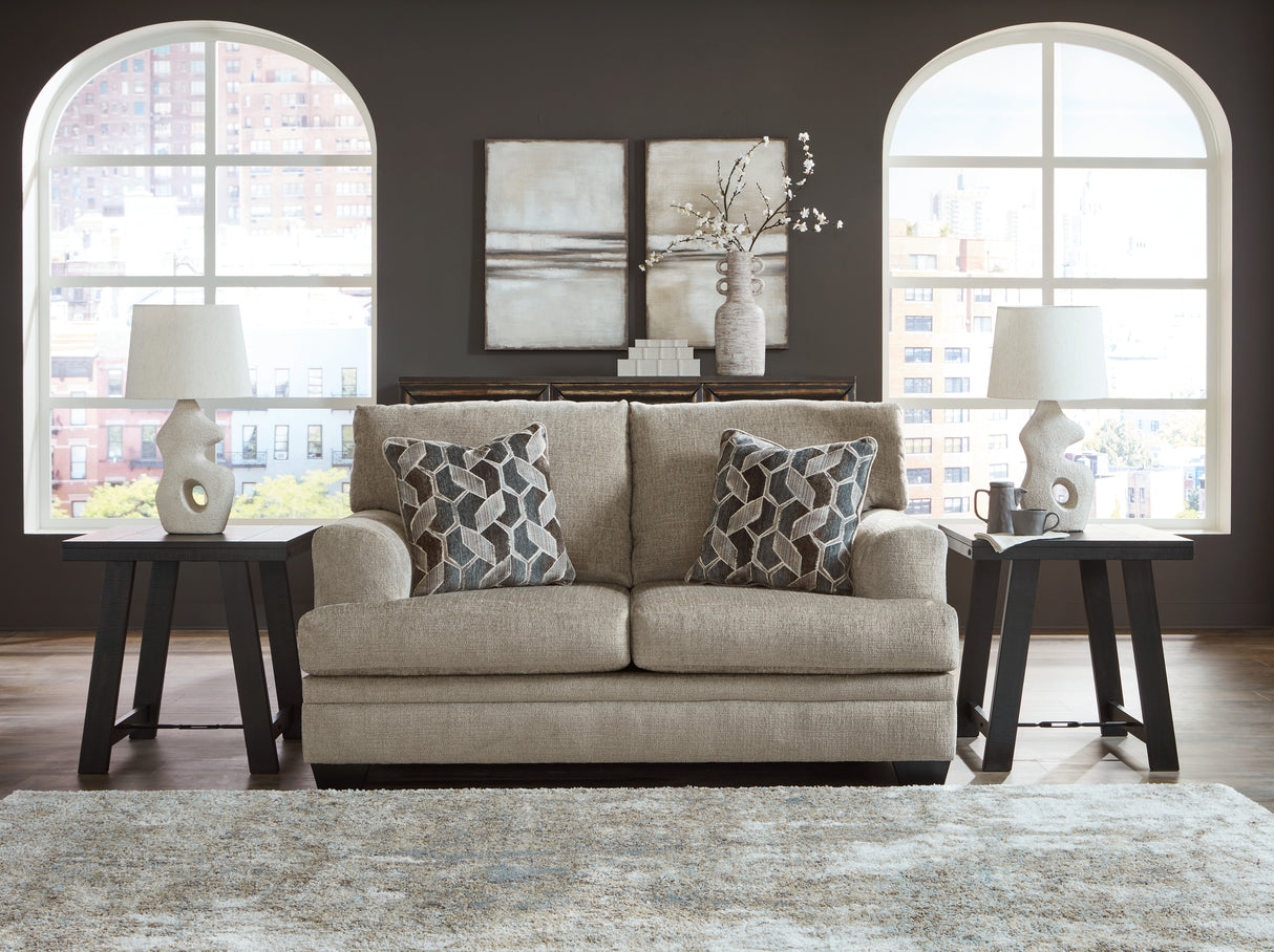 Nashville Furniture Outlets - Ashley Furniture - Stonemeade Living Room - Loveseat / Taupe - 5950435