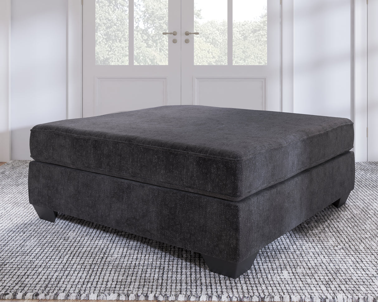 Nashville Furniture Outlets - Ashley Furniture - Lavernett Living Room - Oversized Accent Ottoman / Charcoal - 5960308