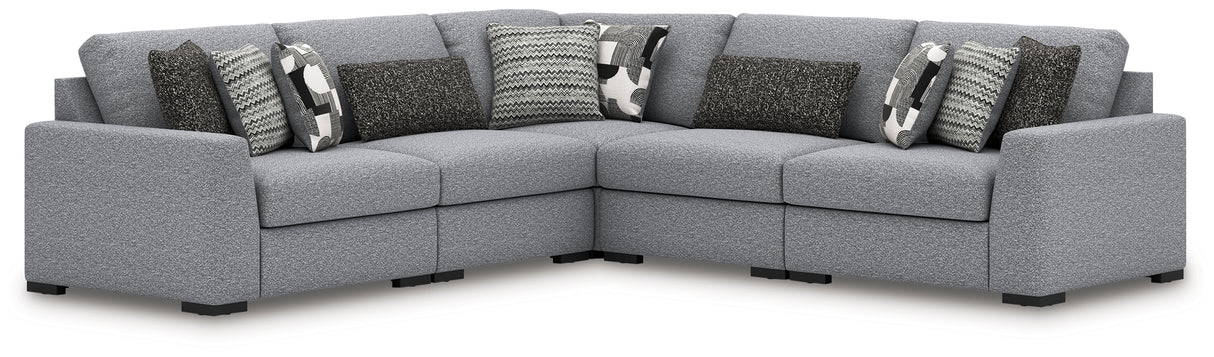 Nashville Furniture Outlets - Ashley Furniture - Bealton Sectional - RAF 5-Piece Sectional / Salt and Pepper - 61305S6