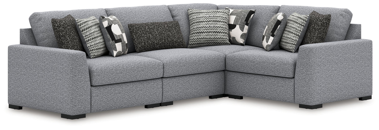 Nashville Furniture Outlets - Ashley Furniture - Bealton Sectional - RAF 4-Piece Sectional / Salt and Pepper - 61305S5