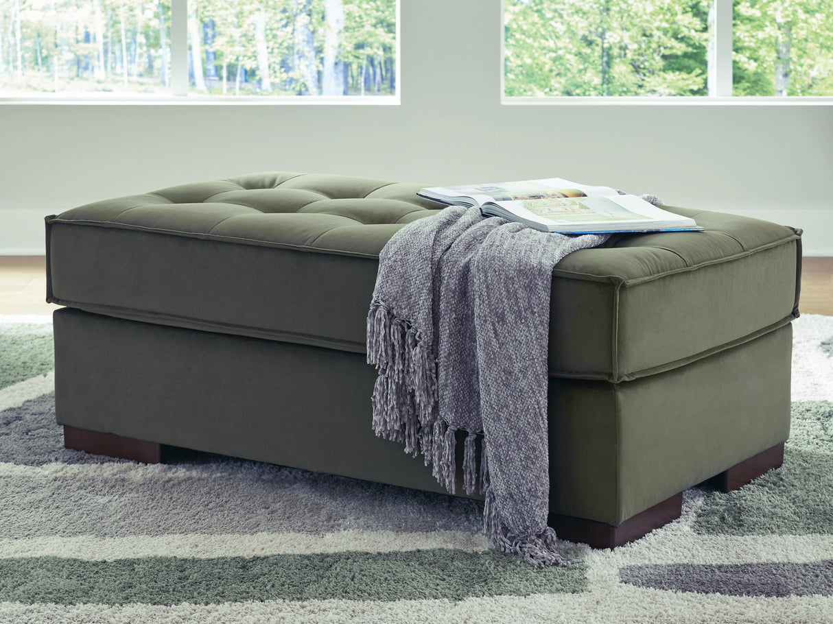 Nashville Furniture Outlets - Ashley Furniture - Caspian-Town Living Room - Oversized Accent Ottoman / Olive - PC6170208