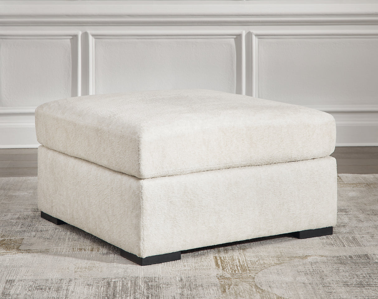 Nashville Furniture Outlets - Ashley Furniture - Chessington Living Room - Oversized Accent Ottoman / Ivory - 6190408
