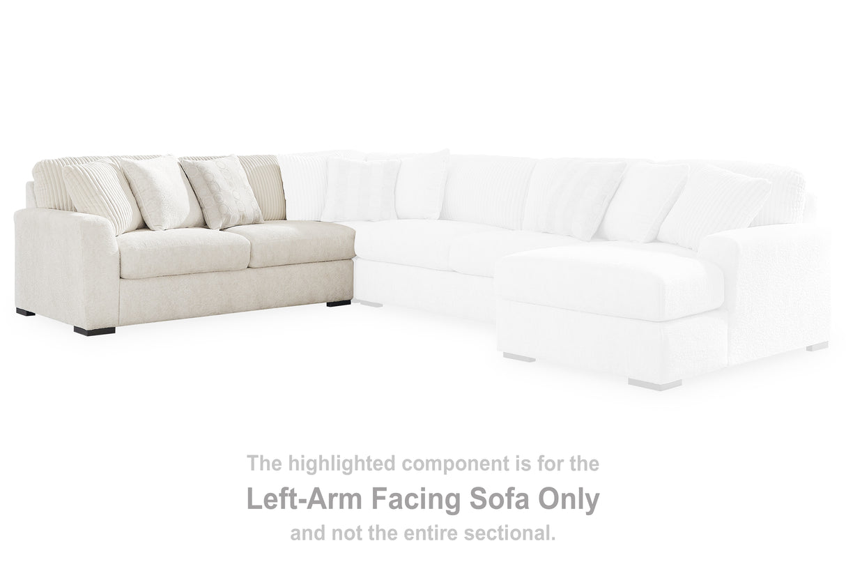 Nashville Furniture Outlets - Ashley Furniture - Chessington Sectional - LAF Sofa / Ivory - 6190466