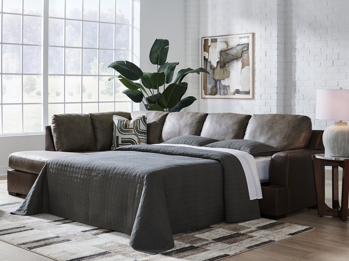 Nashville Furniture Outlets - Ashley Furniture - Castille Way Sectional - RAF 2-Piece Sleeper Sectional with Chaise - PC62703S4