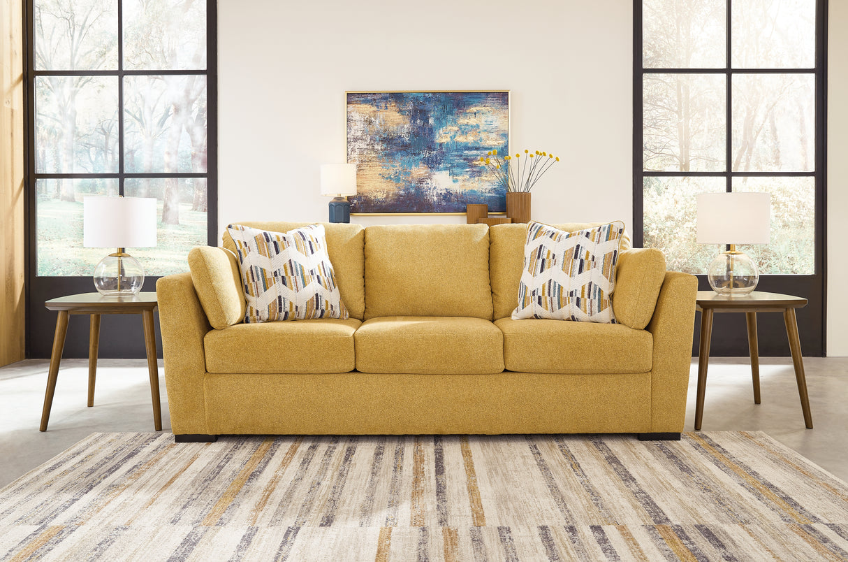 Nashville Furniture Outlets - Ashley Furniture - Keerwick Living Room - Sofa / Sunflower - 6750638