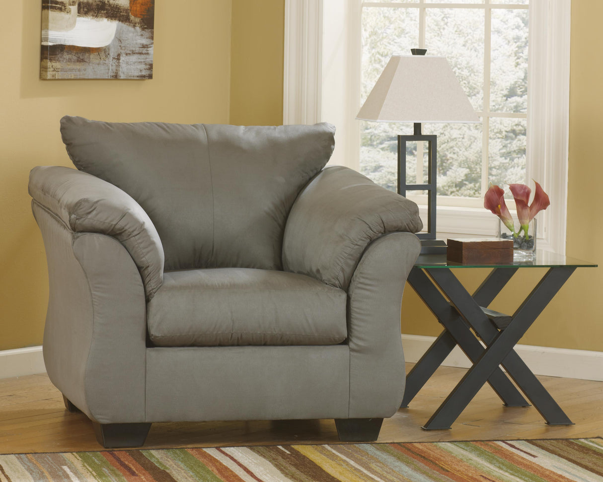 Nashville Furniture Outlets - Ashley Furniture - Darcy Living Room - Chair / Cobblestone - 7500520