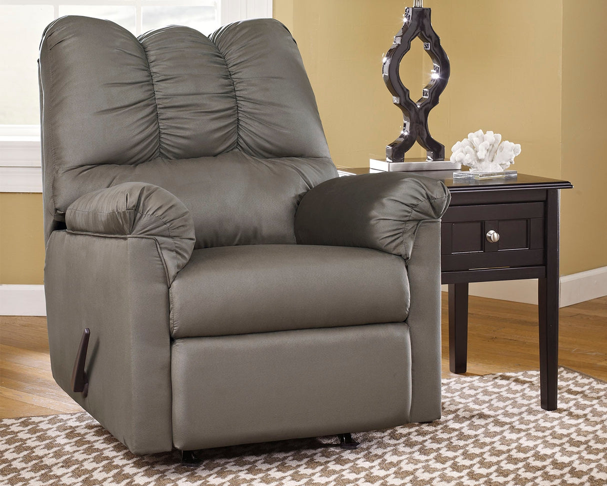 Nashville Furniture Outlets - Ashley Furniture - Darcy Living Room - Rocker Recliner / Cobblestone - 7500525