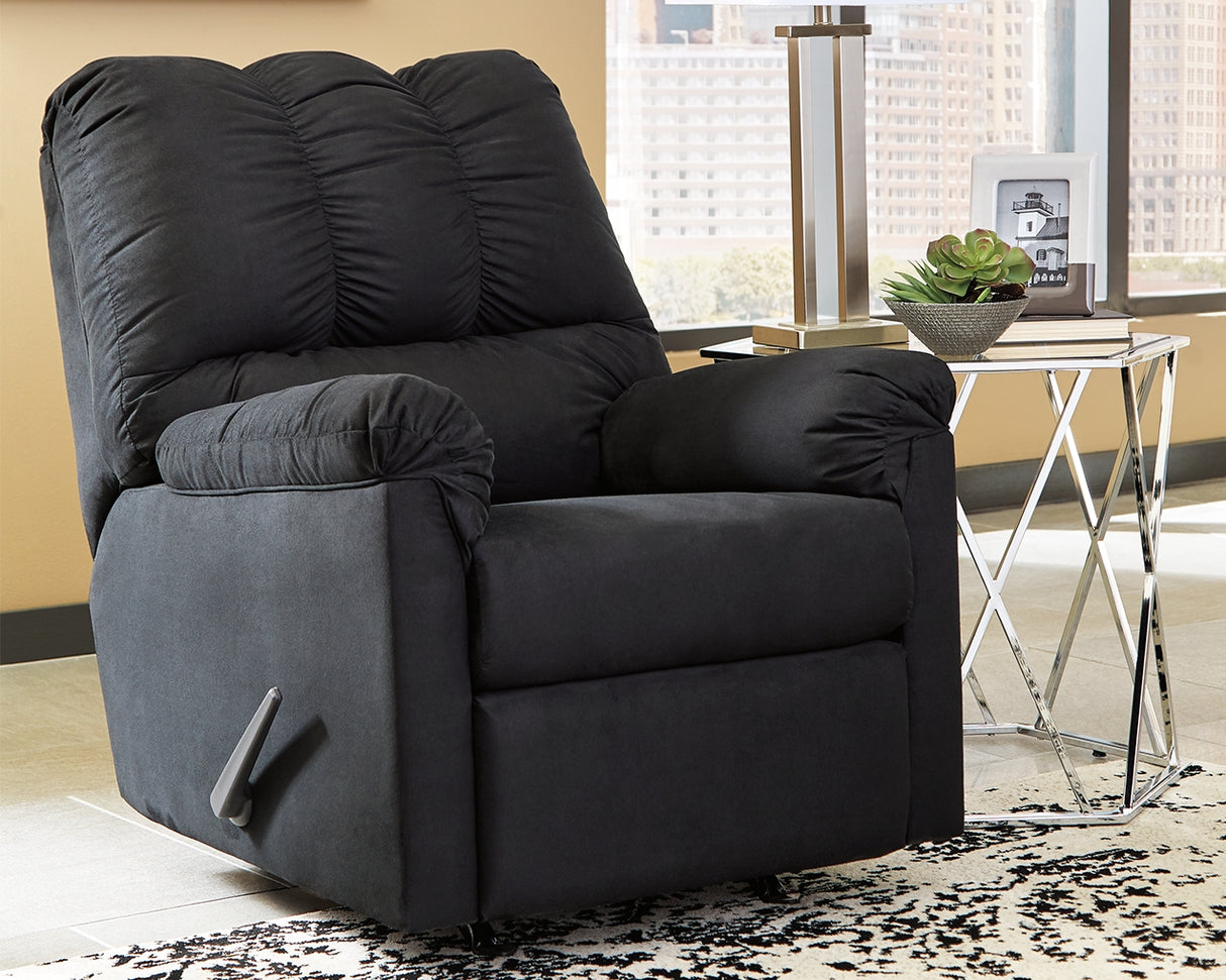 Nashville Furniture Outlets - Ashley Furniture - Darcy Living Room - Rocker Recliner / Black - 7500825