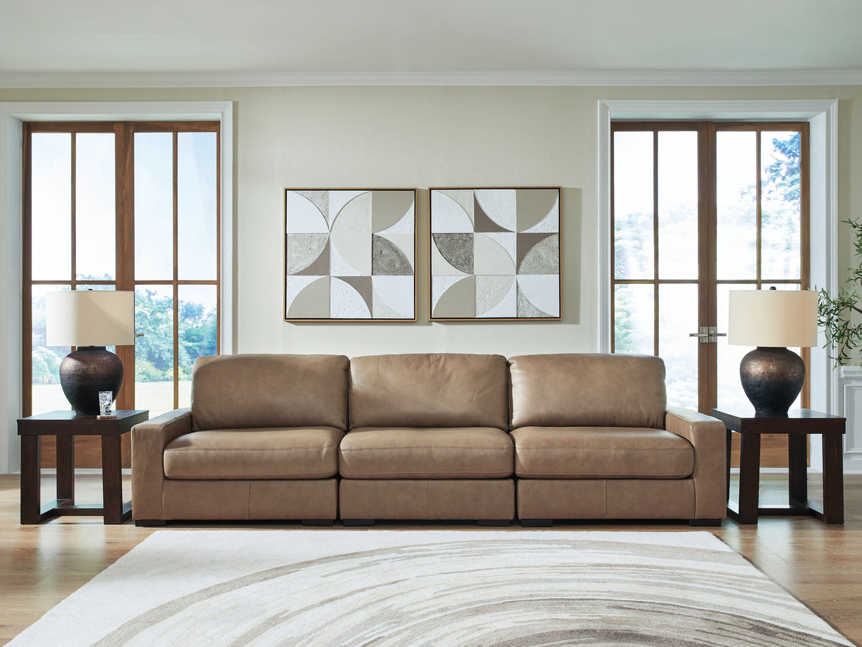 Nashville Furniture Outlets - Ashley Furniture - Veronella Sectional - RAF 3-Piece Sectional Sofa / Sahara - 76106S2