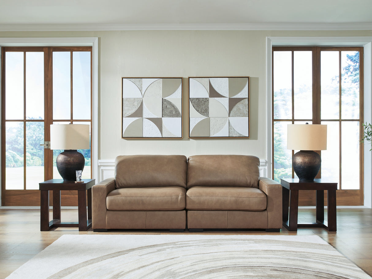 Nashville Furniture Outlets - Ashley Furniture - Veronella Sectional - RAF 2-Piece Sectional Sofa / Sahara - 76106S1
