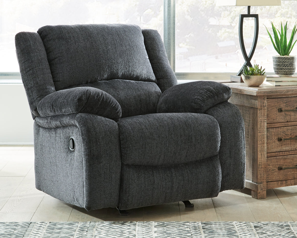 Nashville Furniture Outlets - Ashley Furniture - Draycoll Living Room - Rocker Recliner / Slate - 7650425
