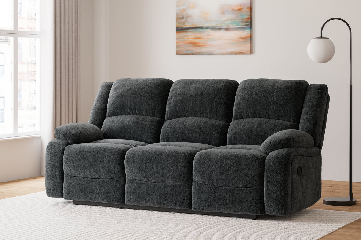 Nashville Furniture Outlets - Ashley Furniture - Draycoll Living Room - Reclining Sofa / Slate - 7650488