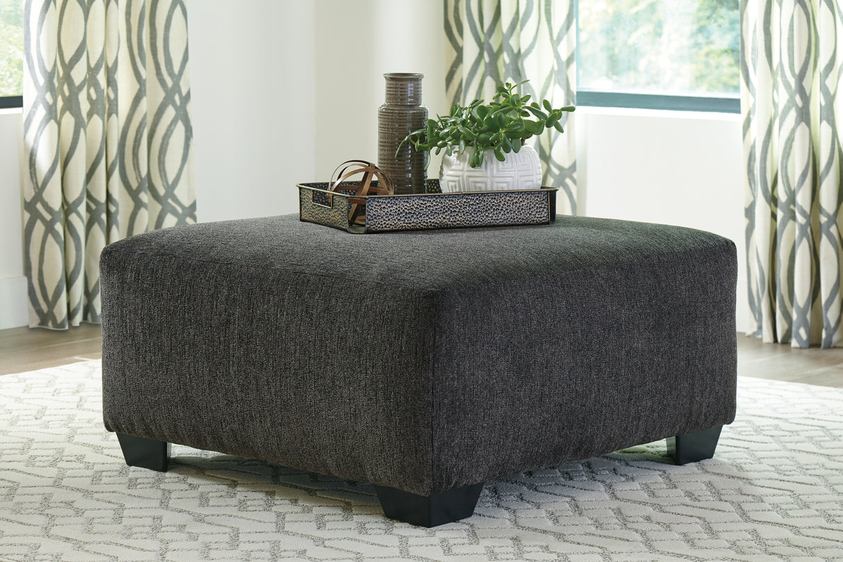Nashville Furniture Outlets - Ashley Furniture - Ballinasloe Living Room - Oversized Accent Ottoman / Smoke - 8070308