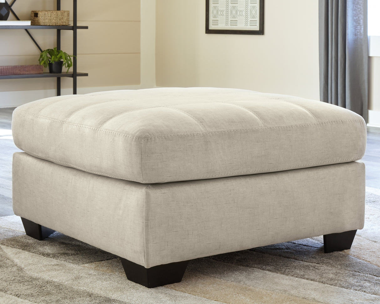 Nashville Furniture Outlets - Ashley Furniture - Falkirk Living Room - Oversized Accent Ottoman / Parchment - 8080608
