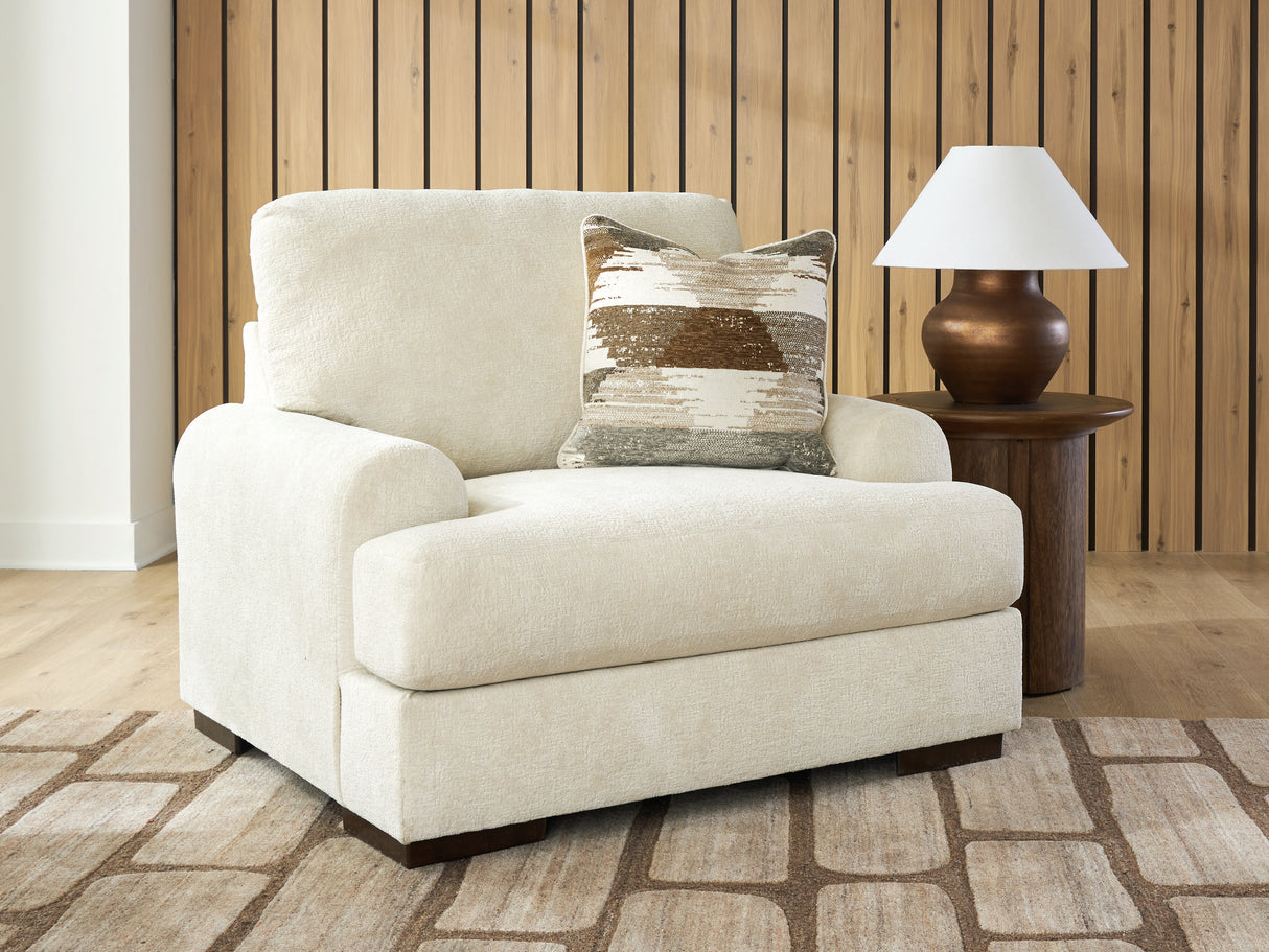 Nashville Furniture Outlets - Ashley Furniture - Jayne Park Living Room - Chair and a Half / Sand - PC8150623