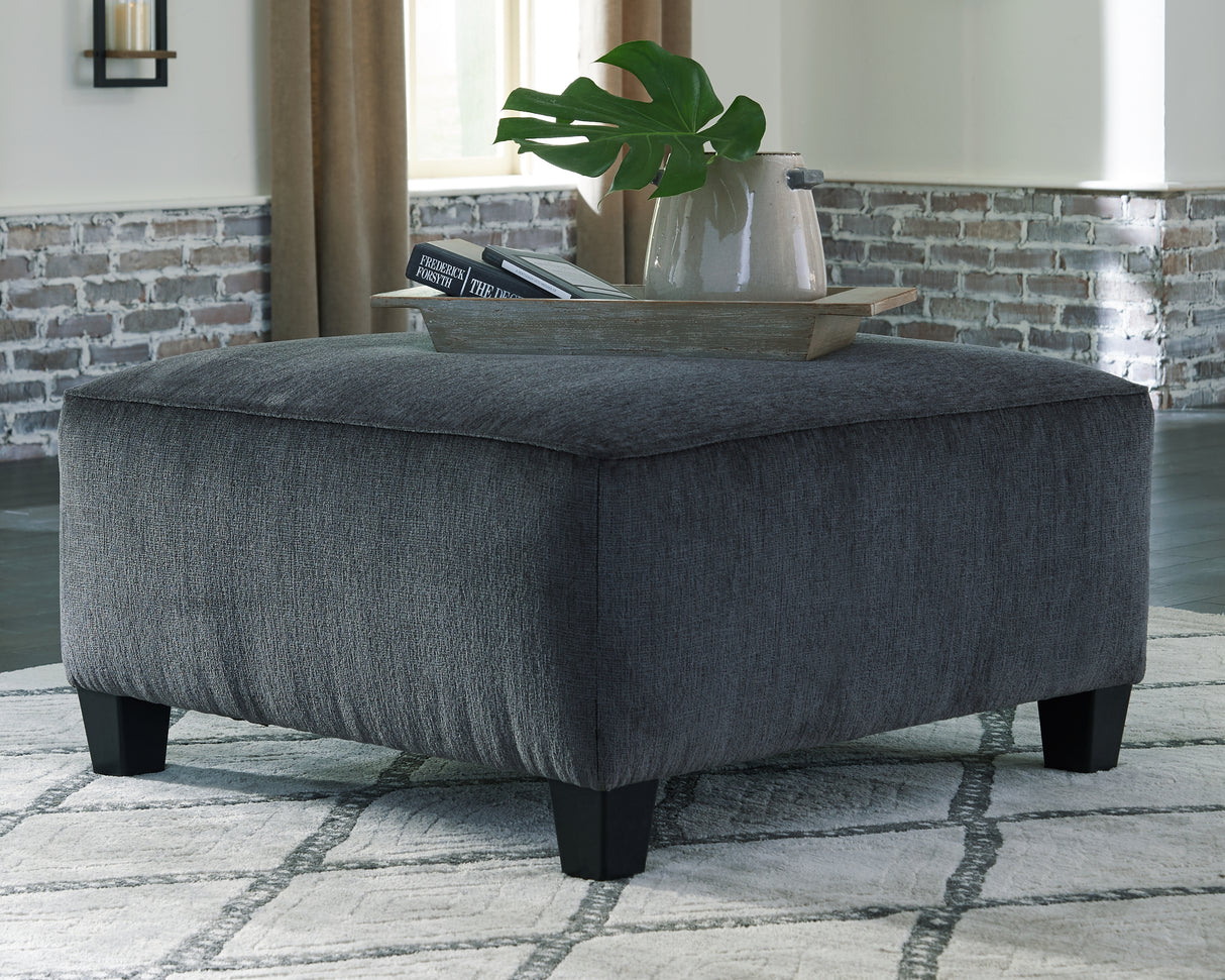 Nashville Furniture Outlets - Ashley Furniture - Abinger Living Room - Oversized Accent Ottoman / Smoke - 8390508